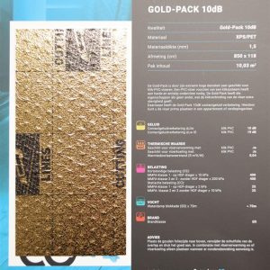 Gold-Pack 10dB Ondervloer