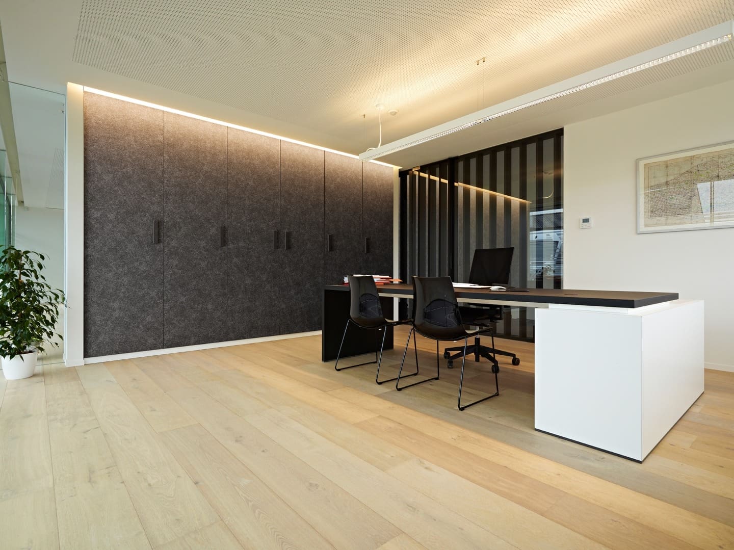 Akoestisch Pet Paneel Gris-Fonce 12 mm