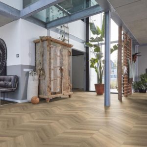 Floorlife Dryback PVC Yup Collection Chevron Beige