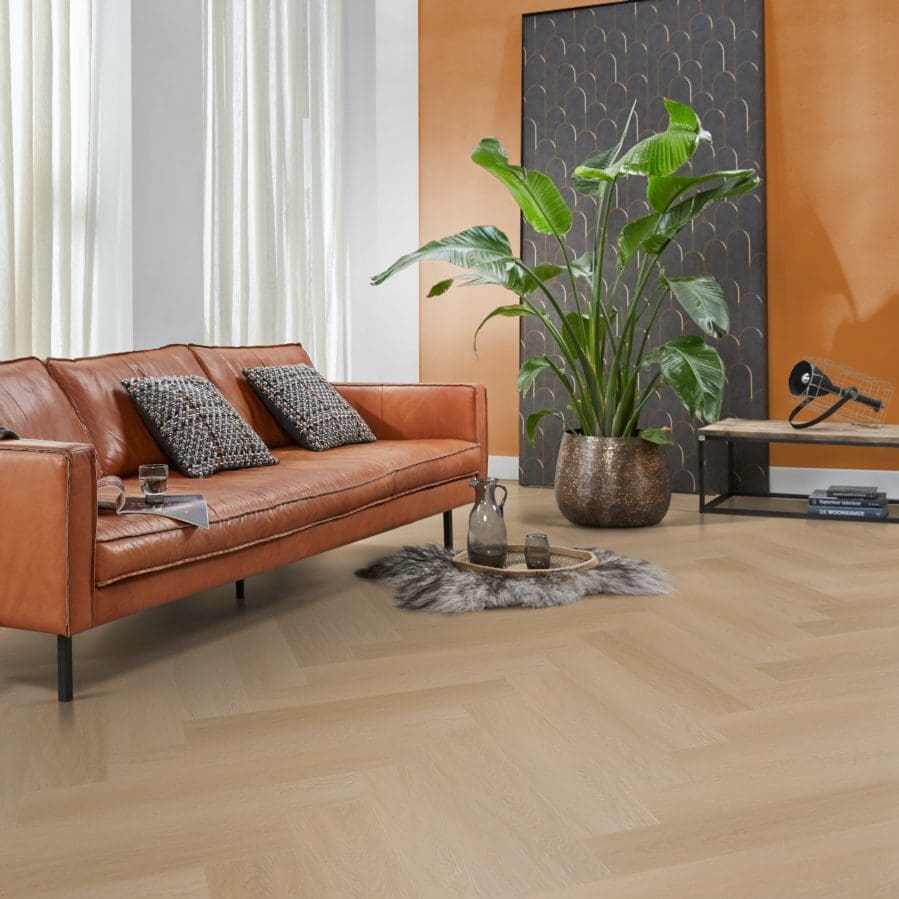 Yup Fulham 1610 Natural Oak Visgraat Plak PVC Floorlife - Afbeelding 2