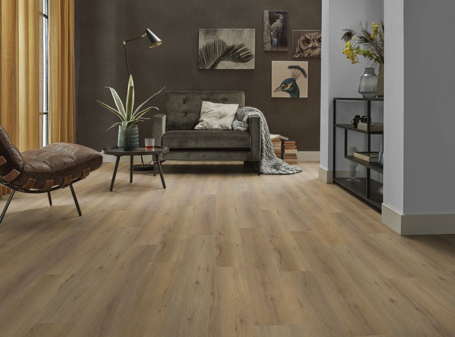 Leyton Dark Oak 1823 PVC Dryback Floorlife