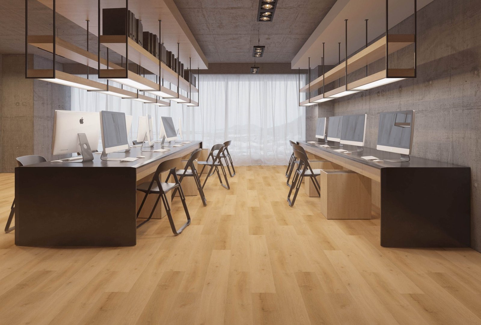 Laminaatvloer in modern interieur