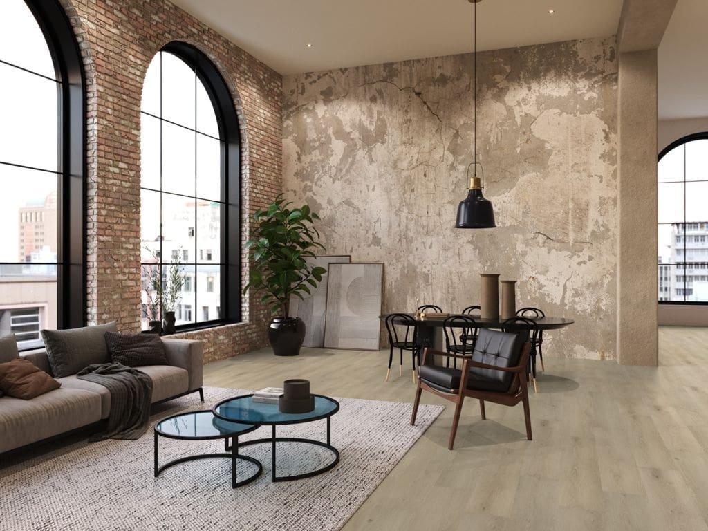 Mayfair loose lay warm oak