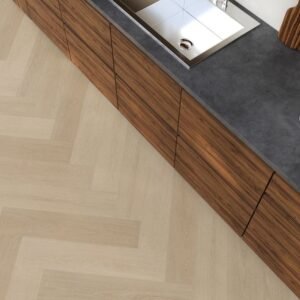 Alternative view of YUP XL Brentford herringbone dryback natural