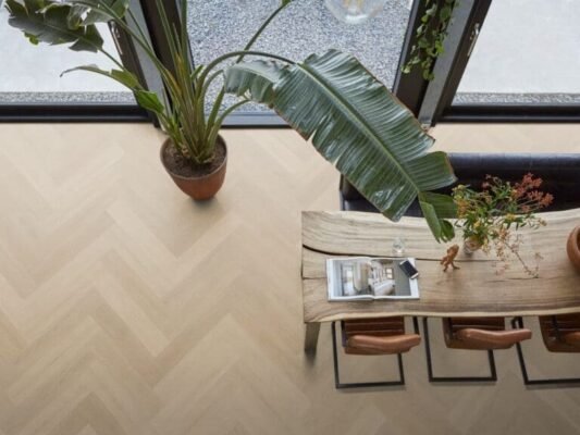 YUP XL Brentford herringbone click SRC natural