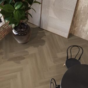 YUP XL Brentford herringbone click SRC dark oak