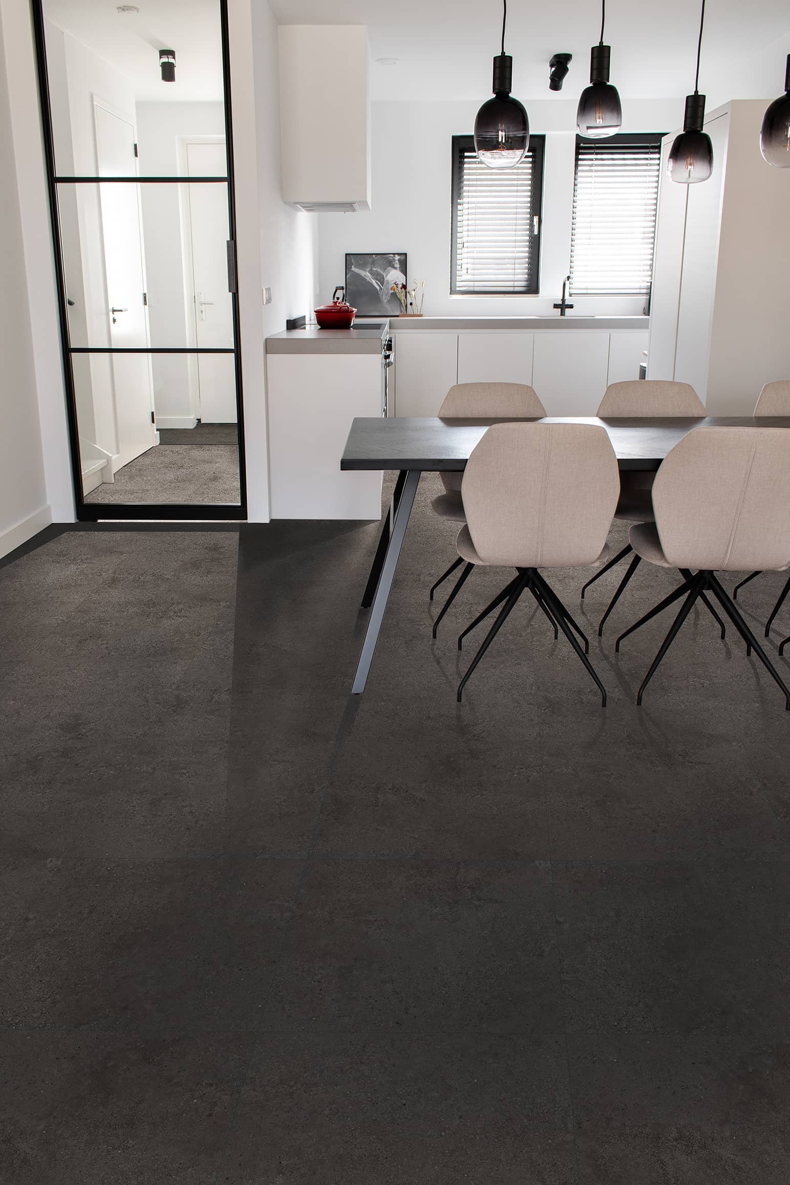 Gelasta Nova XL 6403 PVC Tegel Arctic Graphite Plak