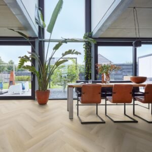 Alternative view of YUP XL Mayfair herringbone click SRC light oak