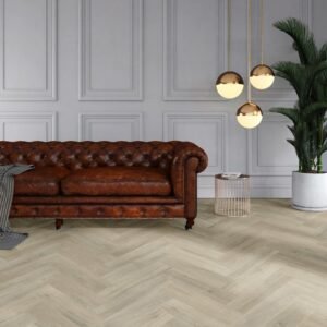 Vivafloors Visgraat LV8140 Eiken Licht Vergrijsd Dryback