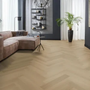 Alternative view of pvc visgraat plak donker eiken 005